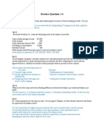 Practice Questions # 4 Internal Control and Cash With Answers