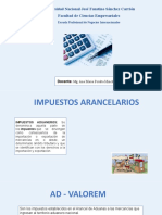 Impuestos aduaneros y tributación de importaciones