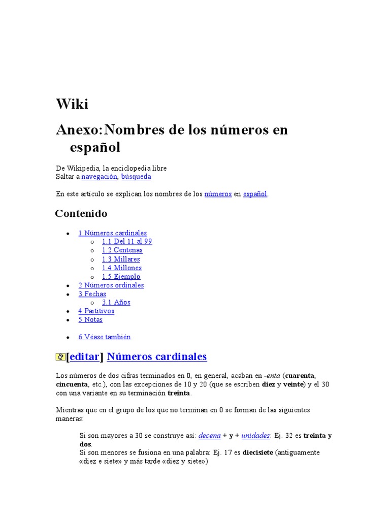 Como Se Escribe 73 En Letras Como Se Escribe en Numeros | PDF | Lexicología | Notación Matemática