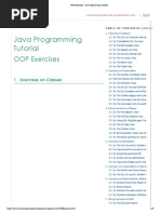 OOP Exercises Java Programming Tutorial (Coursehero)