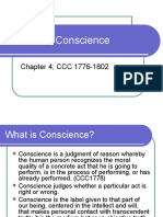 The Moral Conscience: Chapter 4 CCC 1776-1802