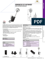 100 MM Vane Thermo-Anemometer Test Instrument