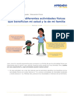 Beneficios de la actividad física familiar