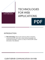 Chapter#6 - Web Technologies