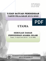 Soal Usp Pai SD KTSP Tahun 2020 Kab. Banyumas