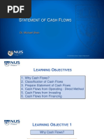 Lecture 11&12 Statement of Cash Flows - NUS ACC1002 2020 Spring