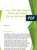 Islam dan Ekonomi: Sinergi dan Kontradiksi