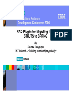 RAD Plug-In For Migrating From STRUTS To SPRING