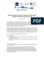 IFI - Framework - For - Harmonized - Approach To - Greenhouse - Gas - Accounting