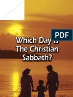 What Day Is The Christian Sabbath?