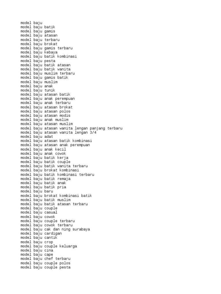 Baju Batik | PDF, image size:768x1024