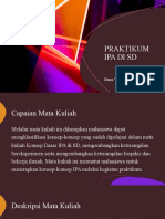 Presentasi Awal PRAKTIKUM IPA DI SD