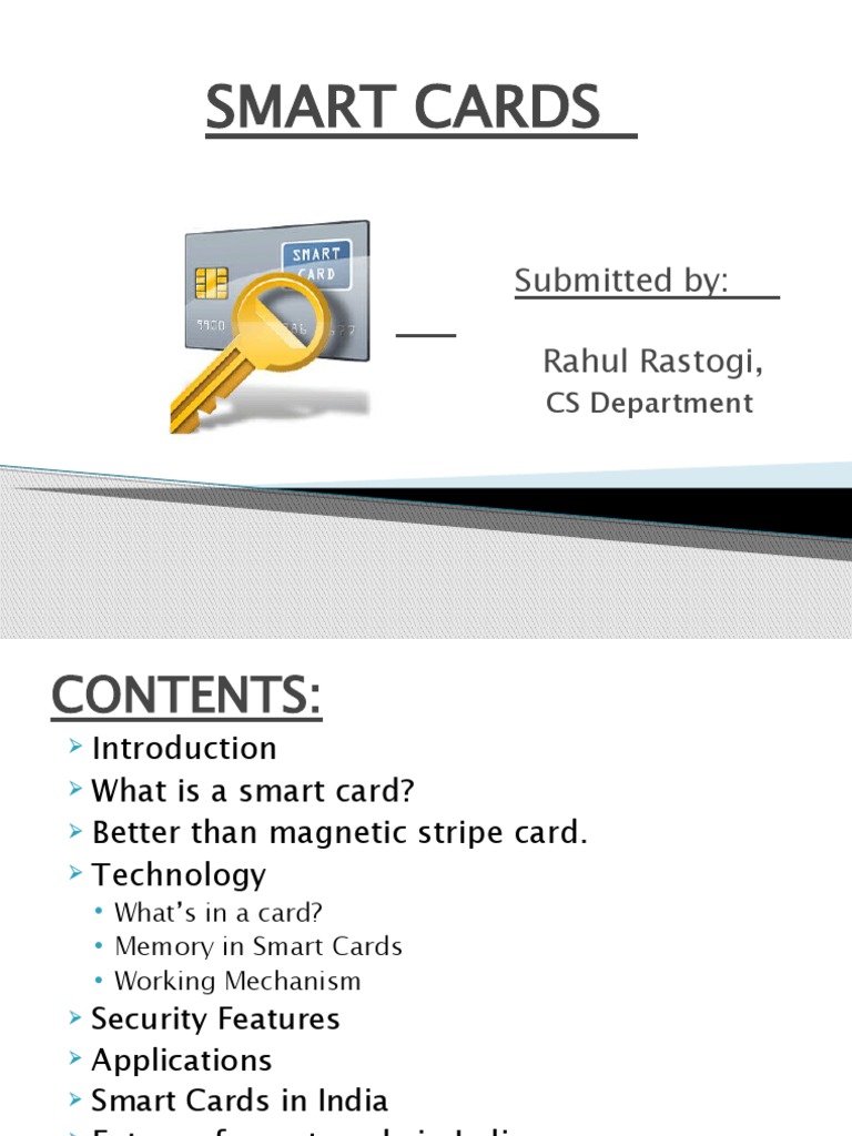 Smart Cards: Tech and Future in India | PDF | Smart Card | Authentication