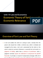 Unit-4 Economic Theory of Tort Law and Economic Relevance