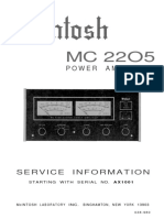 MC-2205 - Service Information