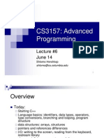 CS3157: Advanced Programming: Lecture #6 June 14