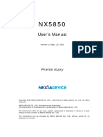 NX5850 - User Manual