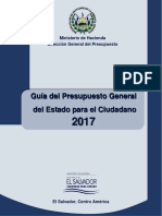 Presupuesto Para El Ciudadano - El Salvador -2017