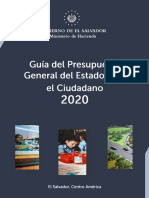 Presupuesto para el ciudadano - El Salvador -2020