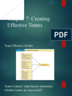 Chapter 7. Team Effectiveness