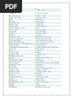 Movie Songs List