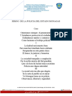 Himno de La Policia Del Estado Monagas