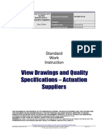 View Drawings and Quality Specifications - Actuation Suppliers
