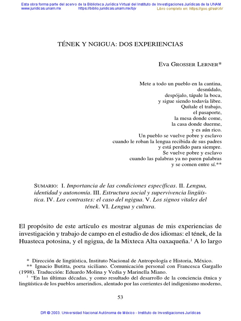 Educacion Tenek | PDF | México | Multilingüismo