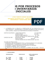 Costos Por Procesos Con Inventarios Iniciales Ejercicios Explicativos