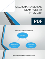 Paradigma Pendidikan Islam Holistik Integratif