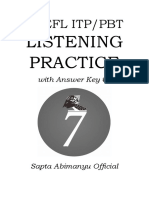TOEFL Itp PBT Listening Practice (With Answer Key) - 3