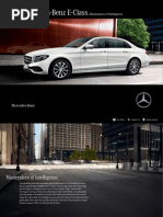 The Mercedes-Benz E-Class.: Masterpiece of Intelligence