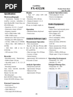 FUKUDA Electrocardiografo FX 8322 R DataSheet 2