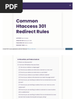 Common Htaccess 301 Redirect Rules: Create PDF in Your Applications With The Pdfcrowd