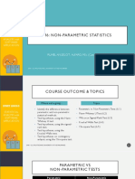 Module 6 - Non-Parametric Statistics