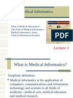 Medical Info Lec 1