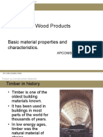 Timber and Wood Products: Basic Material Properties and Characteristics