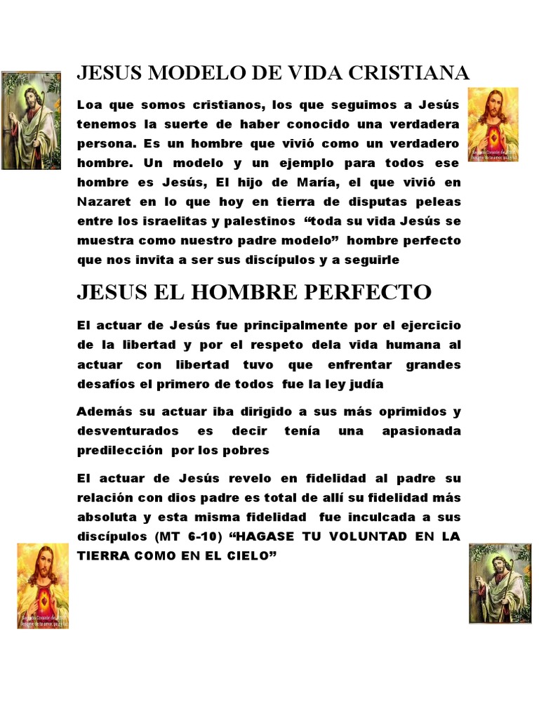 Jesus Modelo de Vida Cristiana | PDF