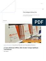 2 Cara Aktivasi Office 365 Gratis Tanpa Aplikasi Tambahan – Pasarpanduan
