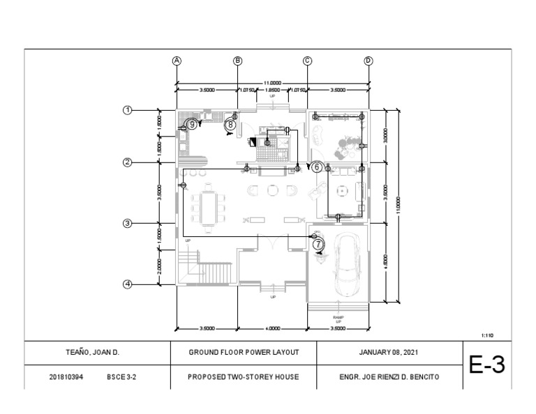 Proposed Two-Storey House Layout | PDF