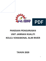 Panduan Jaminan Kualiti KVSR 2020