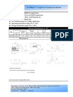 10/100Base-T Single Port Transformer Module: Schematic