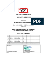 Timor-1 CFSPP Project Supporting Dokumen: Doc No.: 003.SD/ENC-UBE/TIMOR1/III/2021 Ref No. 0