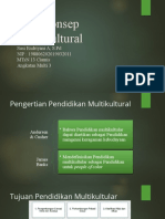 Peta Konsep Pendidikan Multikultural