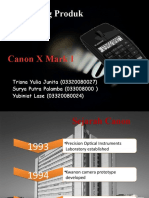 Daya Saing Produk: Canon X Mark I