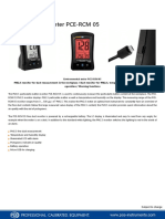 Environmental Meter PCE-RCM 05