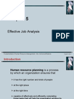 Effective Job Analysis: Fundamentals of Human Resource Management, 10/E, Decenzo/Robbins