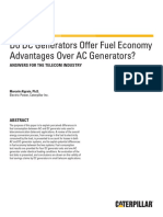 Do DC Generators Offer Fuel Economy Advantages Over AC Generators?