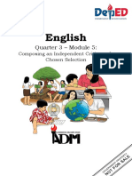 English: Quarter 3 - Module 5