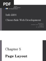 Info 2201 Client-Side Web Development: Lebanese University Faculty of Sciences - Section I BS-Computer Science